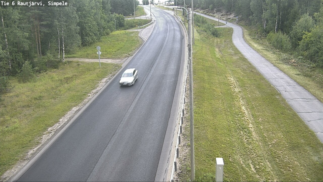 Kelikamerat Kuva Tie 6 Rautjärvi, Simpele, Rautjärvi, Etelä-Karjala