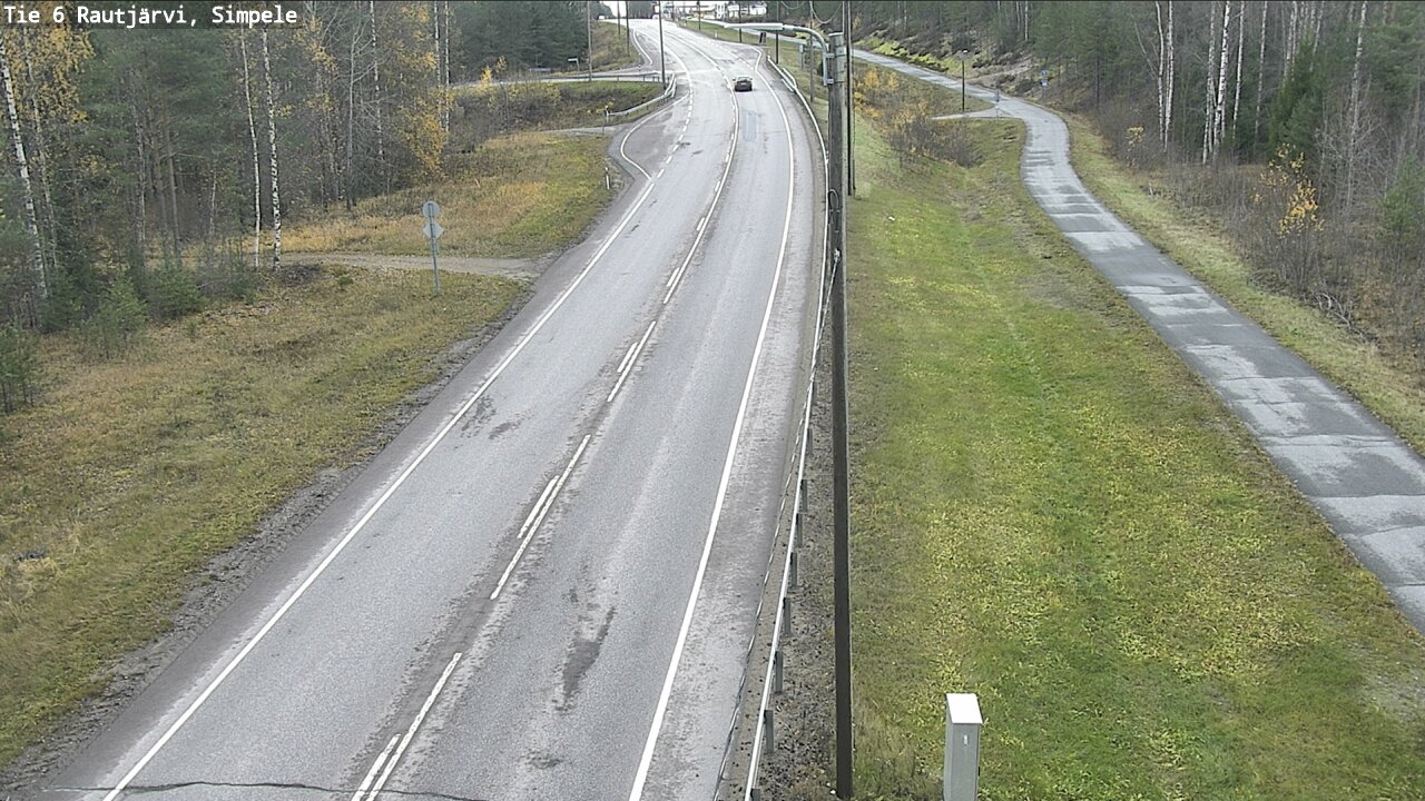 Kelikamerat Kuva Tie 6 Rautjärvi, Simpele, Rautjärvi, Etelä-Karjala
