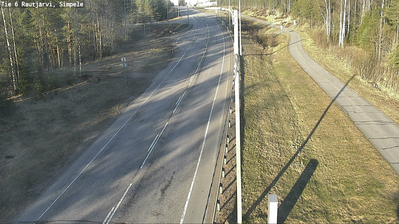 Kelikamerat Kuva Tie 6 Rautjärvi, Simpele, Rautjärvi, Etelä-Karjala