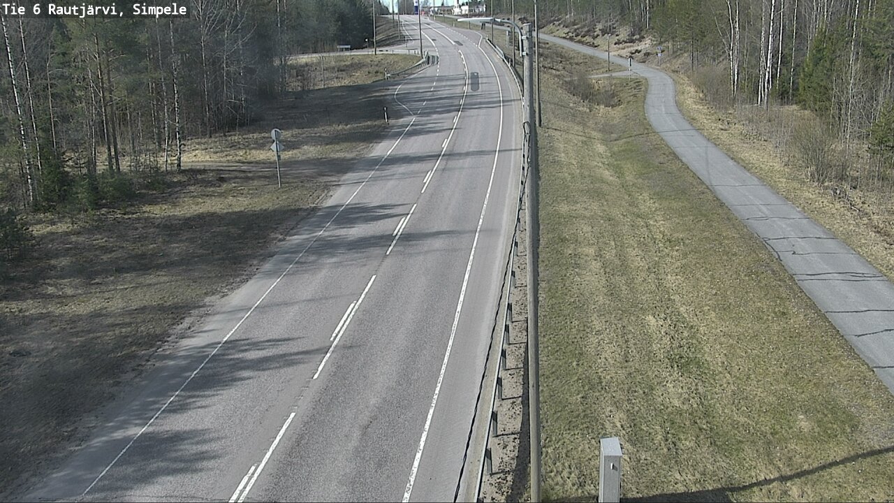 Kelikamerat Kuva Tie 6 Rautjärvi, Simpele, Rautjärvi, Etelä-Karjala