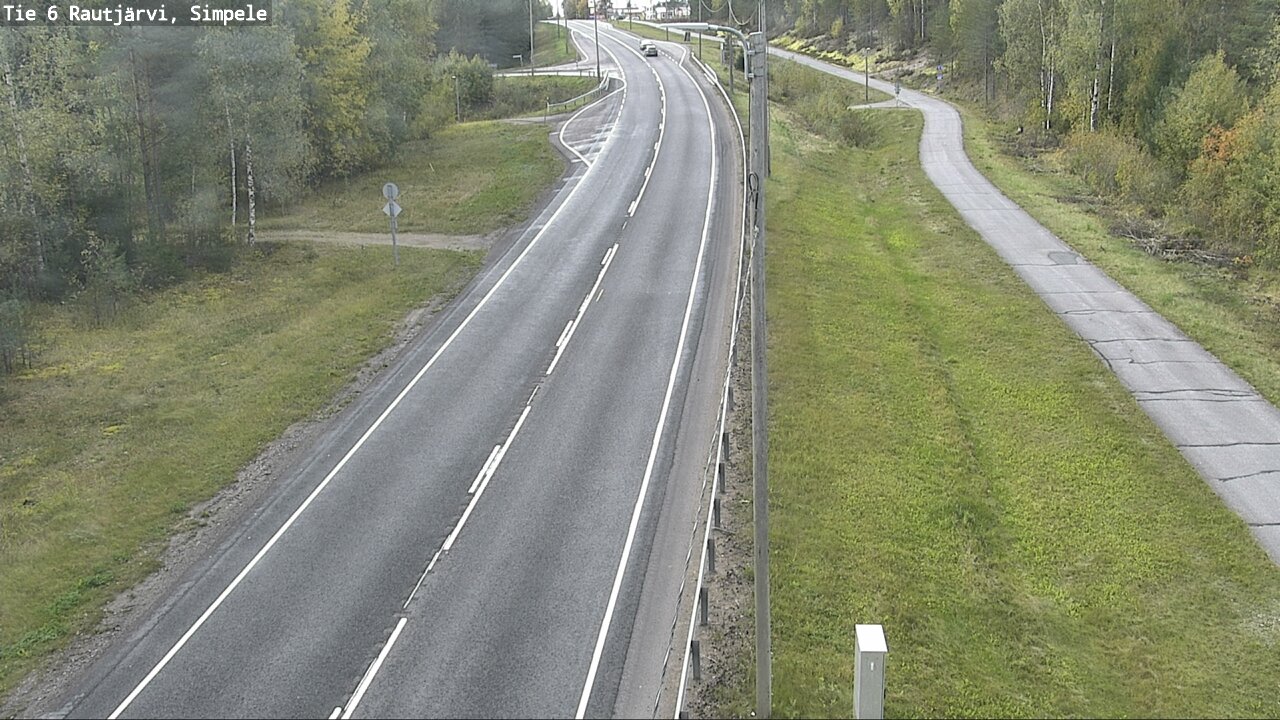 Kelikamerat Kuva Tie 6 Rautjärvi, Simpele, Rautjärvi, Etelä-Karjala