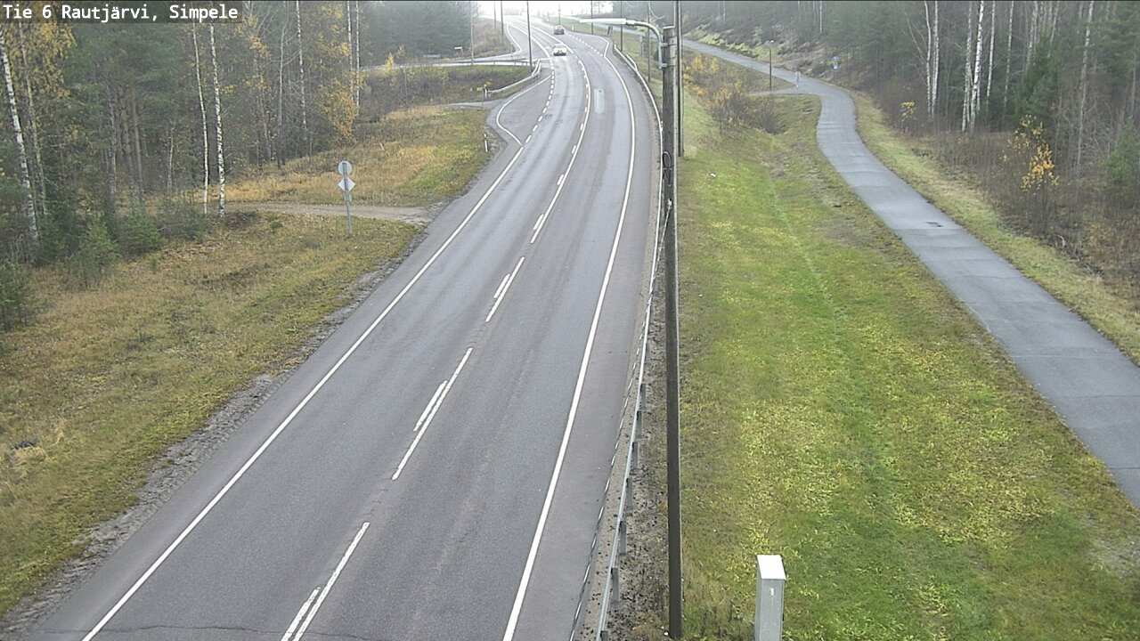 Kelikamerat Kuva Tie 6 Rautjärvi, Simpele, Rautjärvi, Etelä-Karjala
