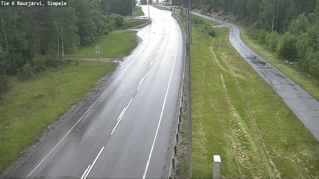 Kelikamerat Kuva Tie 6 Rautjärvi, Simpele, Rautjärvi, Etelä-Karjala
