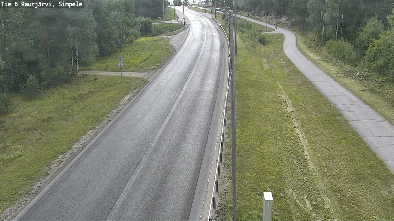 Kelikamerat Kuva Tie 6 Rautjärvi, Simpele, Rautjärvi, Etelä-Karjala