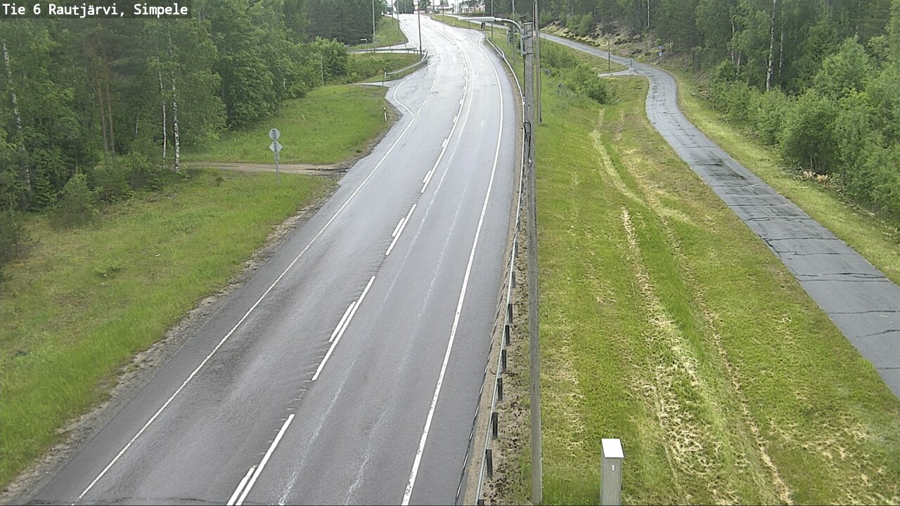Kelikamerat Kuva Tie 6 Rautjärvi, Simpele, Rautjärvi, Etelä-Karjala