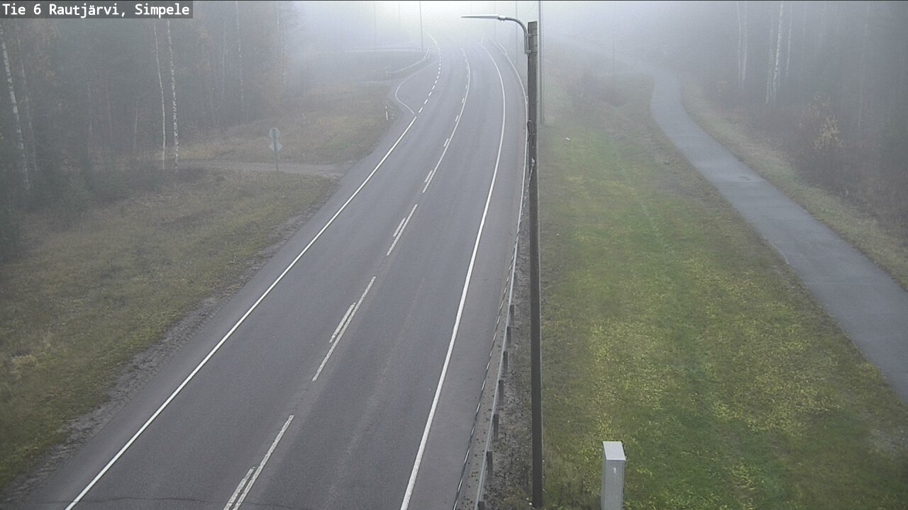 Kelikamerat Kuva Tie 6 Rautjärvi, Simpele, Rautjärvi, Etelä-Karjala