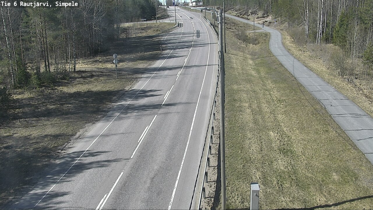 Kelikamerat Kuva Tie 6 Rautjärvi, Simpele, Rautjärvi, Etelä-Karjala