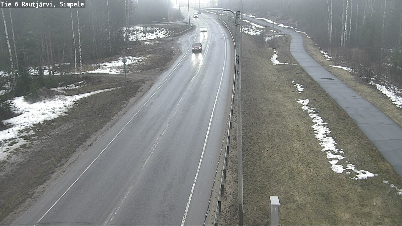 Kelikamerat Kuva Tie 6 Rautjärvi, Simpele, Rautjärvi, Etelä-Karjala
