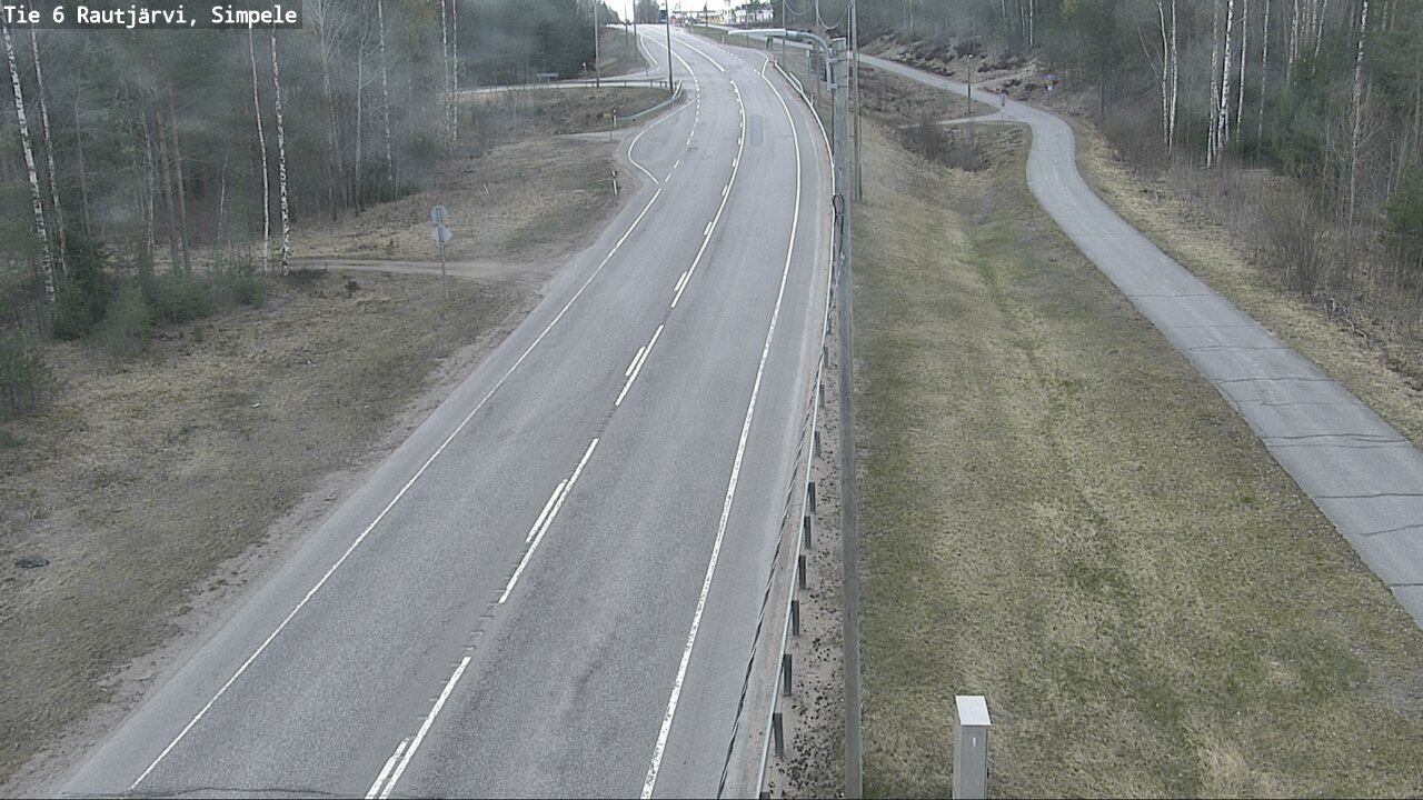 Kelikamerat Kuva Tie 6 Rautjärvi, Simpele, Rautjärvi, Etelä-Karjala