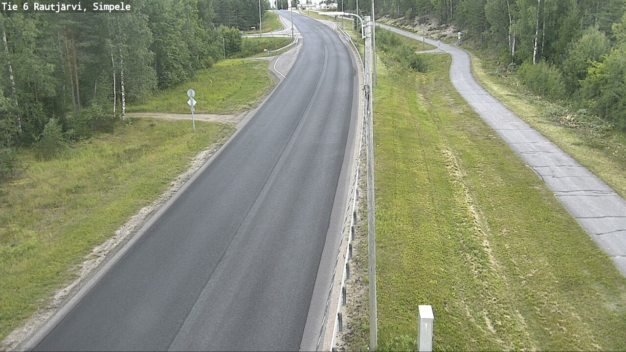 Kelikamerat Kuva Tie 6 Rautjärvi, Simpele, Rautjärvi, Etelä-Karjala