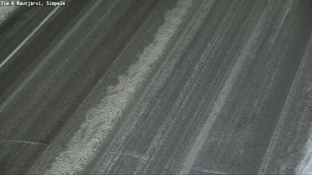 Weather Camera Image Road 6 Rautjärvi, Simpele, Rautjärvi, Etelä-Karjala