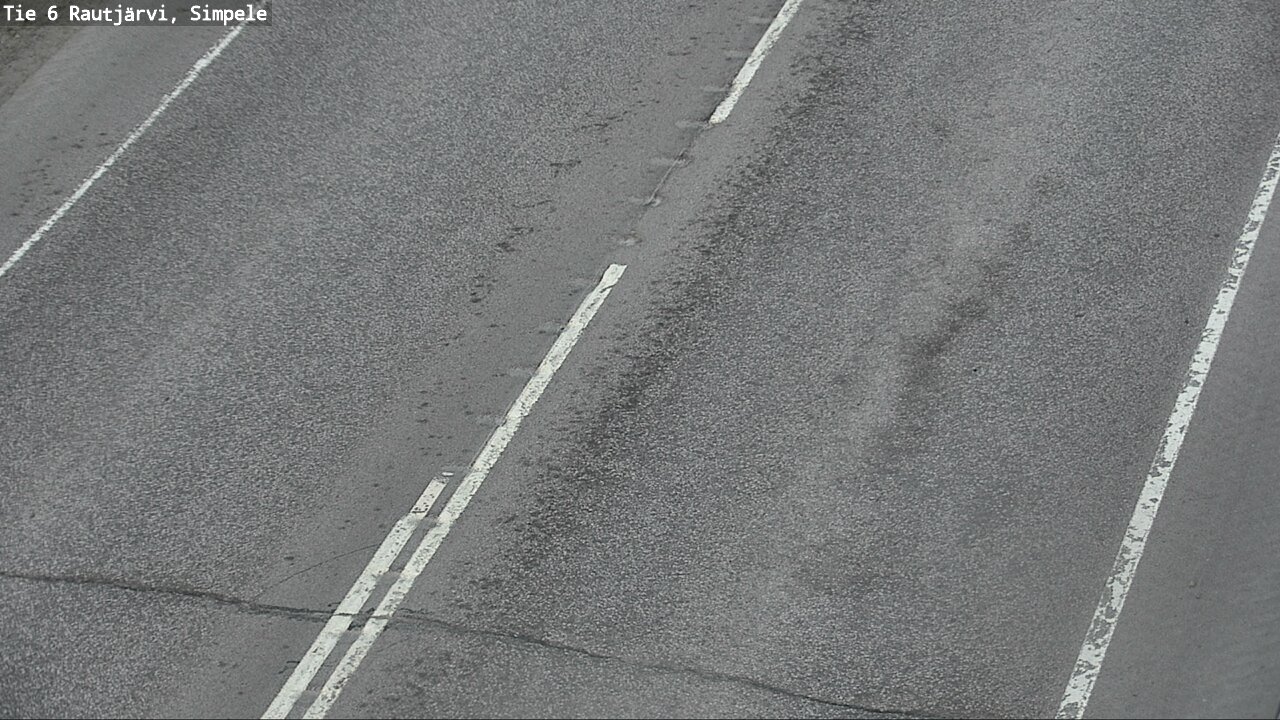Weather Camera Image Road 6 Rautjärvi, Simpele, Rautjärvi, Etelä-Karjala