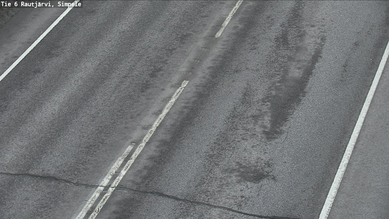 Weather Camera Image Väg 6 Rautjärvi, Simpele, Rautjärvi, Etelä-Karjala