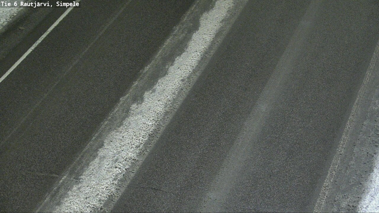 Weather Camera Image Road 6 Rautjärvi, Simpele, Rautjärvi, Etelä-Karjala