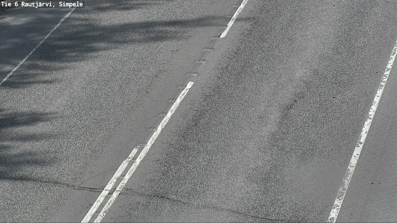 Weather Camera Image Road 6 Rautjärvi, Simpele, Rautjärvi, Etelä-Karjala