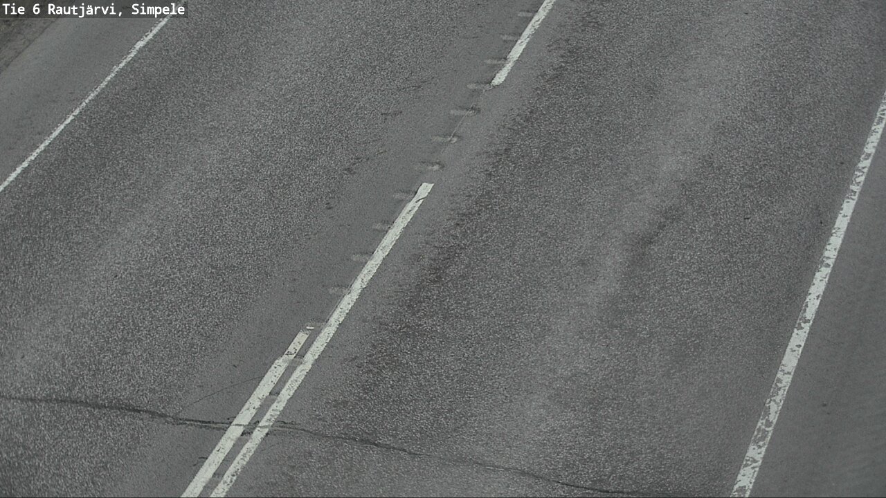 Weather Camera Image Road 6 Rautjärvi, Simpele, Rautjärvi, Etelä-Karjala