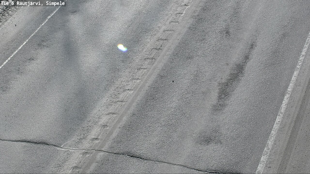 Weather Camera Image Väg 6 Rautjärvi, Simpele, Rautjärvi, Etelä-Karjala