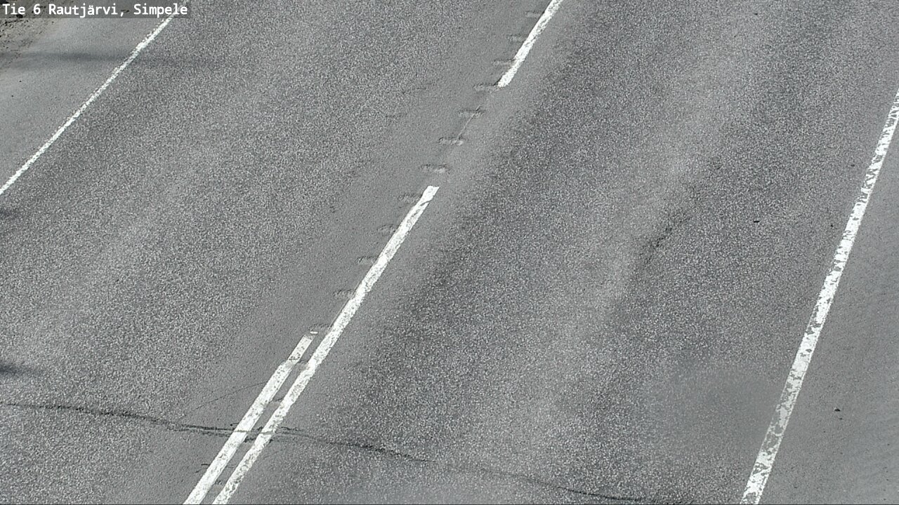 Weather Camera Image Väg 6 Rautjärvi, Simpele, Rautjärvi, Etelä-Karjala