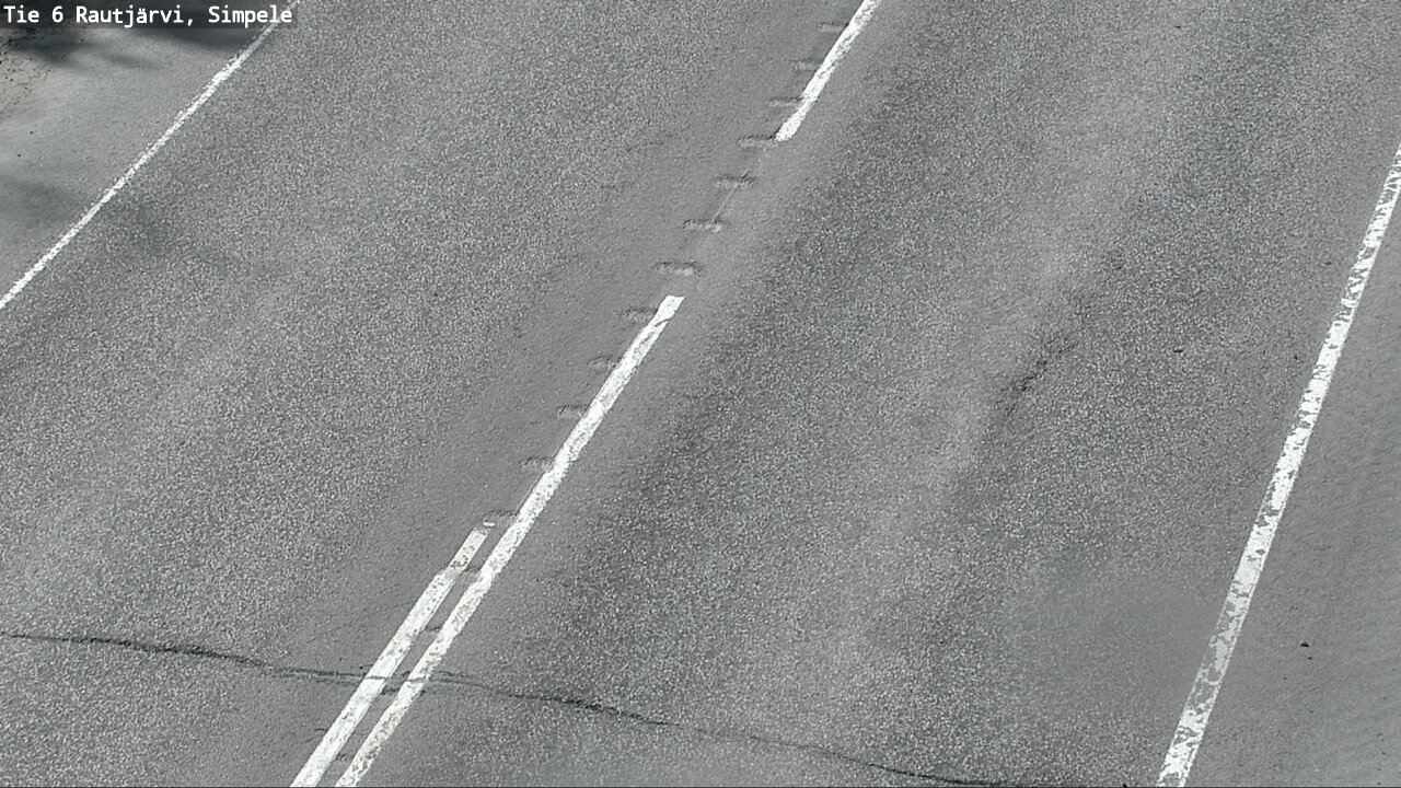 Weather Camera Image Väg 6 Rautjärvi, Simpele, Rautjärvi, Etelä-Karjala