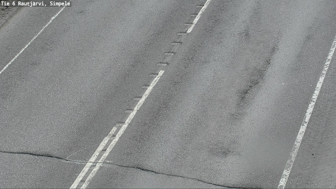 Weather Camera Image Road 6 Rautjärvi, Simpele, Rautjärvi, Etelä-Karjala