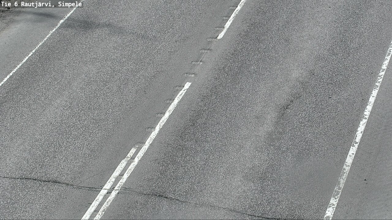 Weather Camera Image Väg 6 Rautjärvi, Simpele, Rautjärvi, Etelä-Karjala