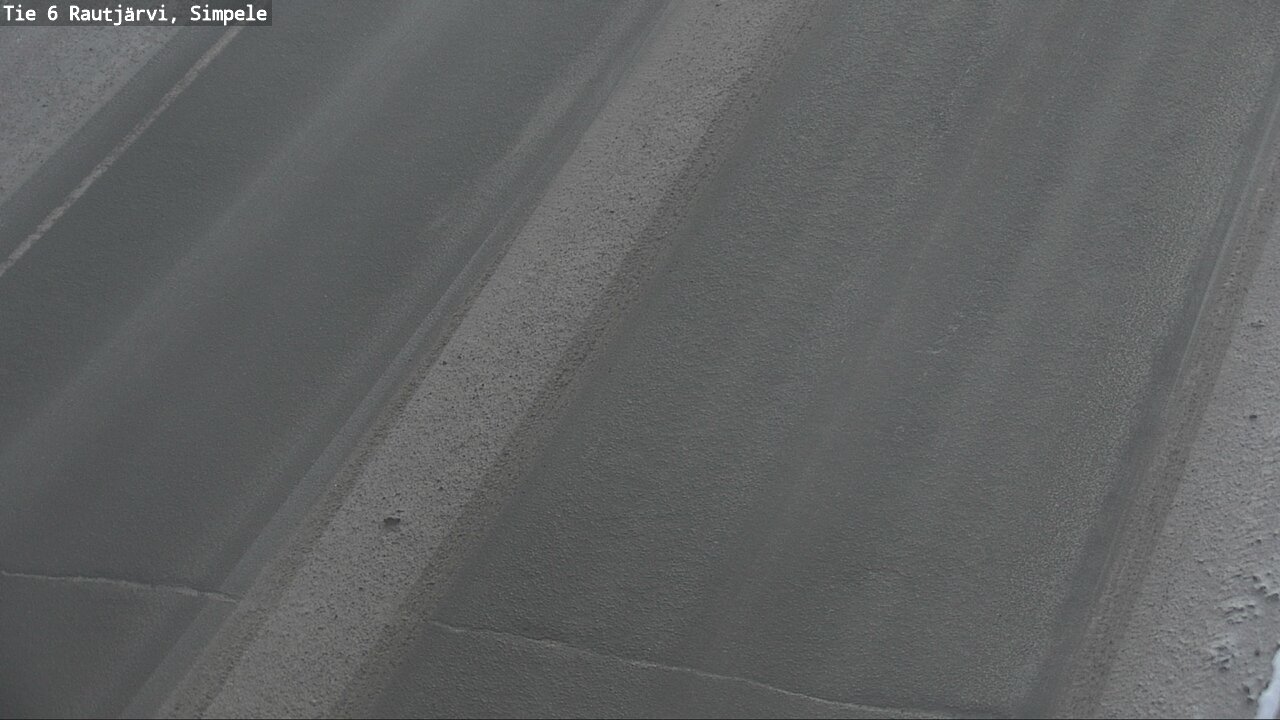 Weather Camera Image Väg 6 Rautjärvi, Simpele, Rautjärvi, Etelä-Karjala