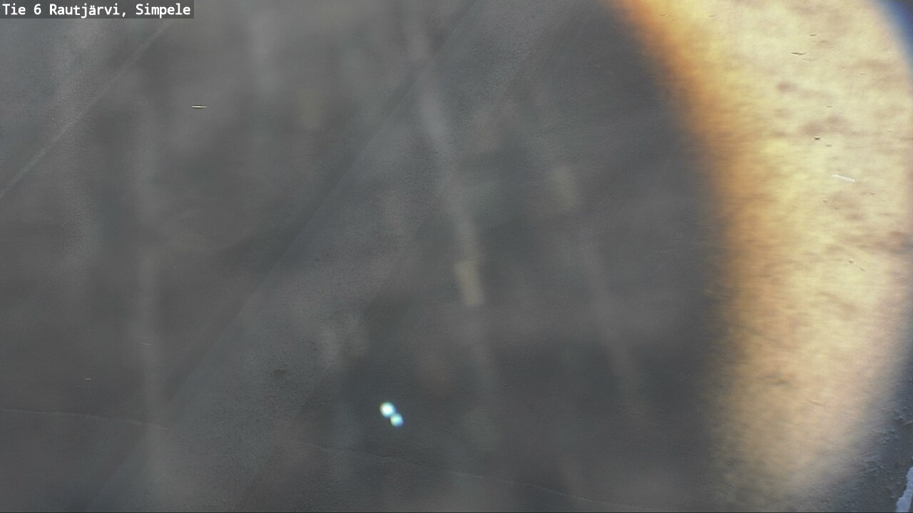 Weather Camera Image Väg 6 Rautjärvi, Simpele, Rautjärvi, Etelä-Karjala