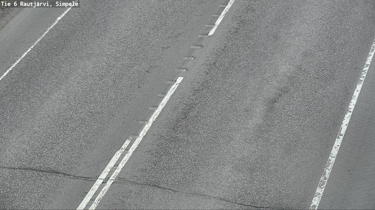 Weather Camera Image Road 6 Rautjärvi, Simpele, Rautjärvi, Etelä-Karjala