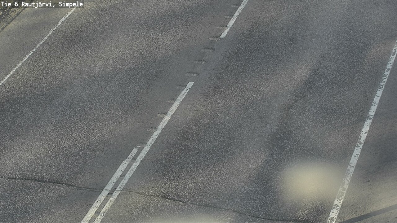 Weather Camera Image Road 6 Rautjärvi, Simpele, Rautjärvi, Etelä-Karjala