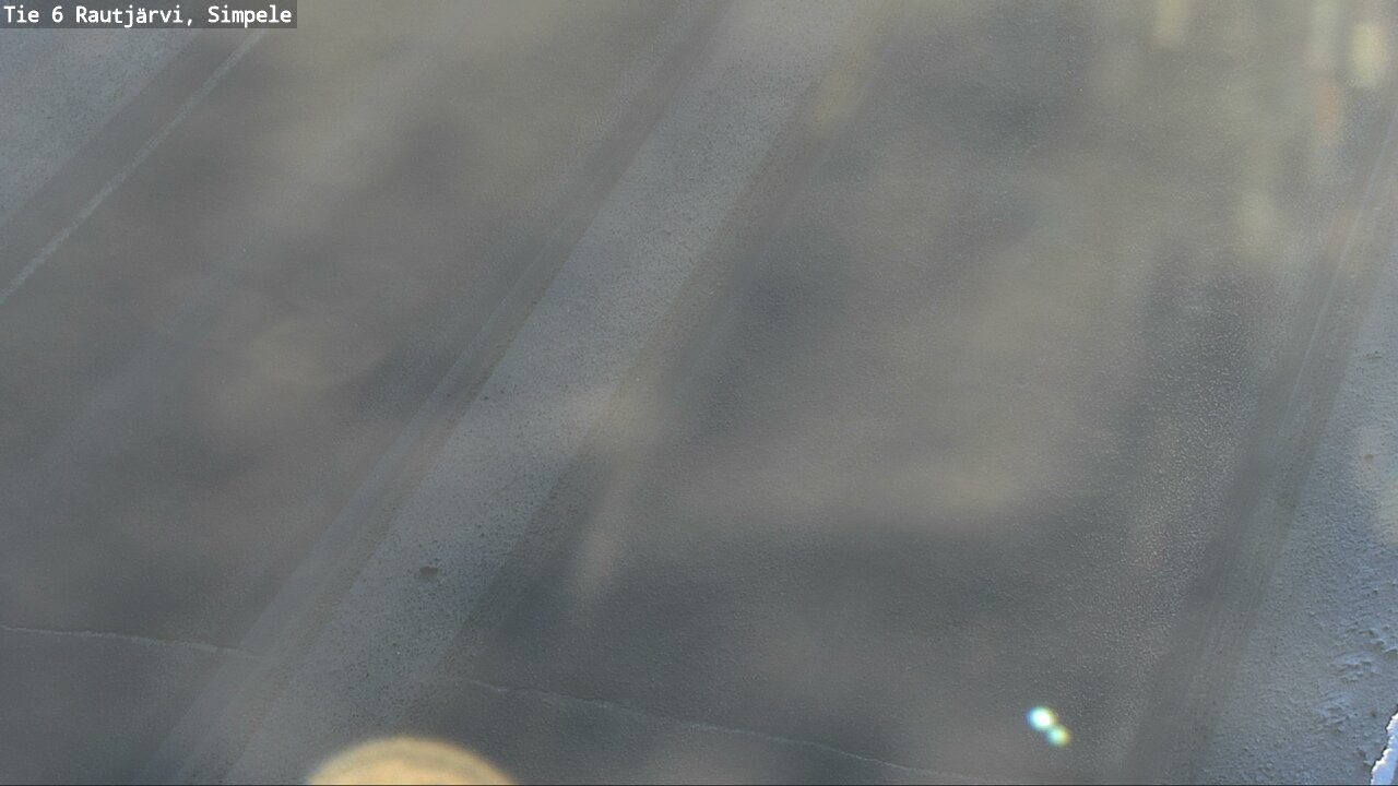 Weather Camera Image Väg 6 Rautjärvi, Simpele, Rautjärvi, Etelä-Karjala