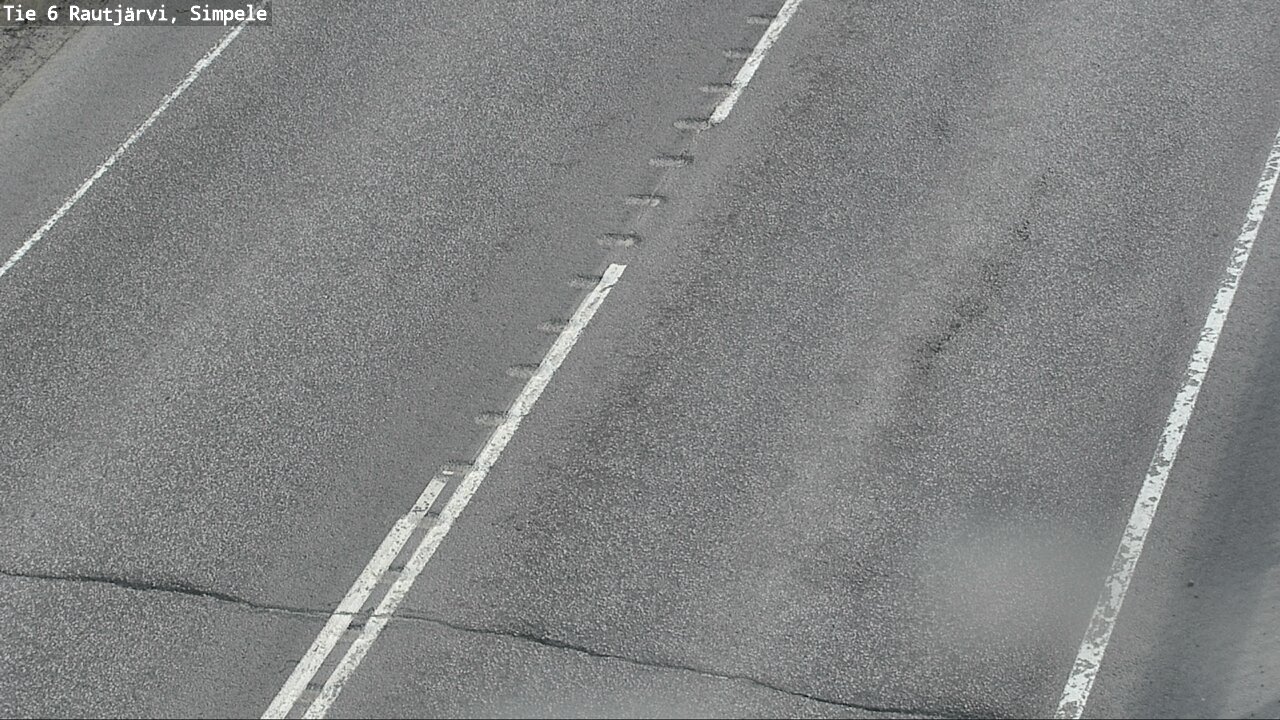 Weather Camera Image Road 6 Rautjärvi, Simpele, Rautjärvi, Etelä-Karjala