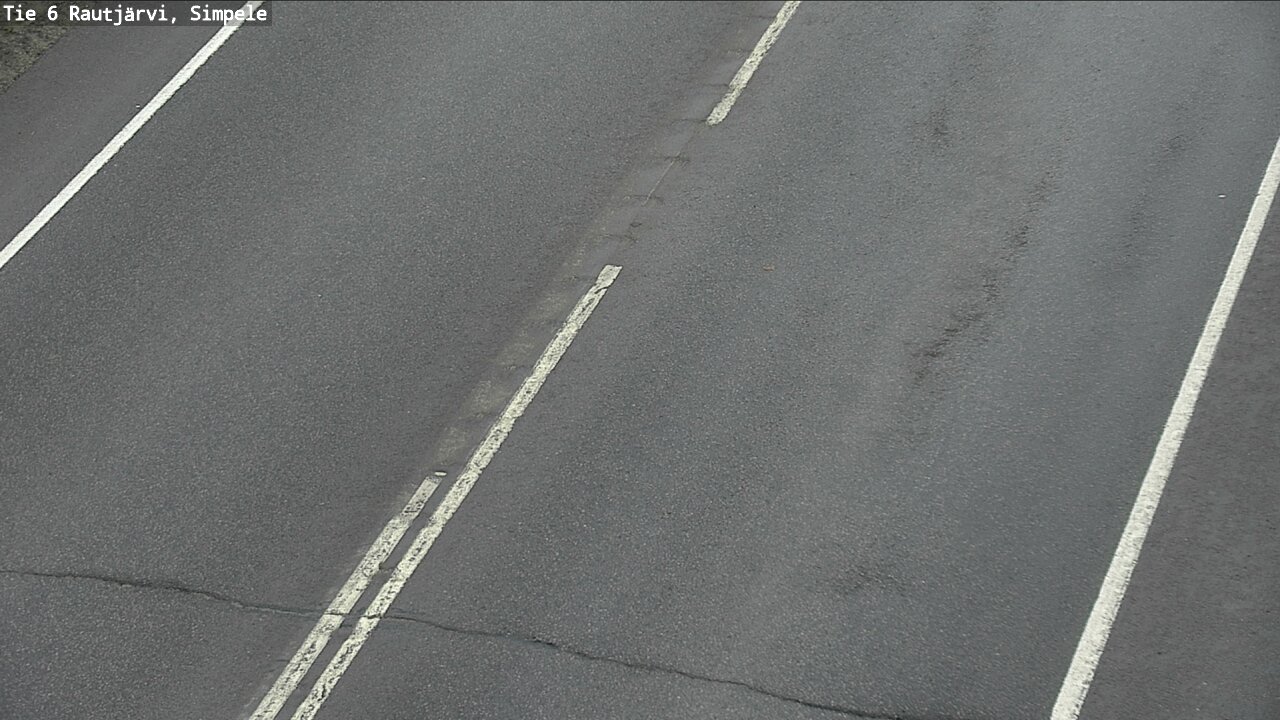 Weather Camera Image Väg 6 Rautjärvi, Simpele, Rautjärvi, Etelä-Karjala