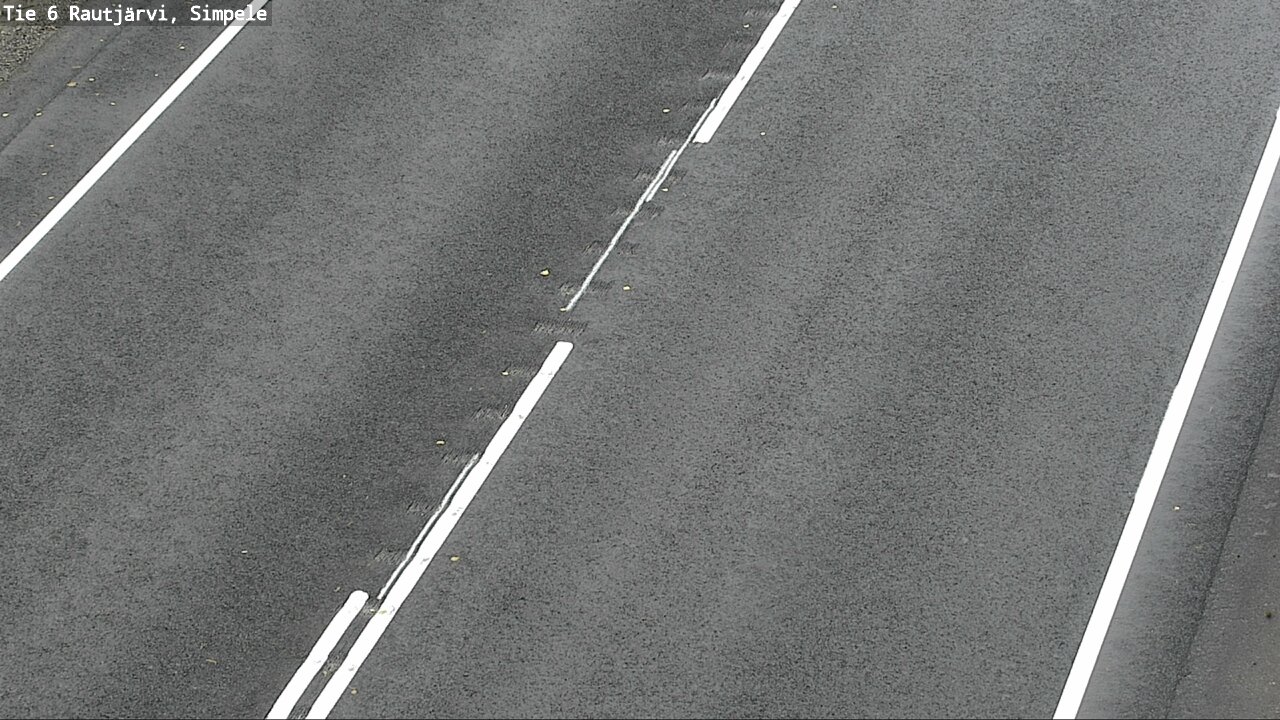 Weather Camera Image Road 6 Rautjärvi, Simpele, Rautjärvi, Etelä-Karjala