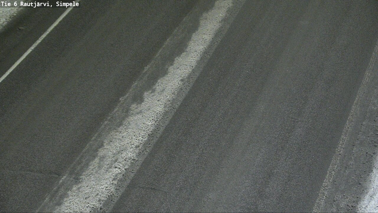 Weather Camera Image Road 6 Rautjärvi, Simpele, Rautjärvi, Etelä-Karjala