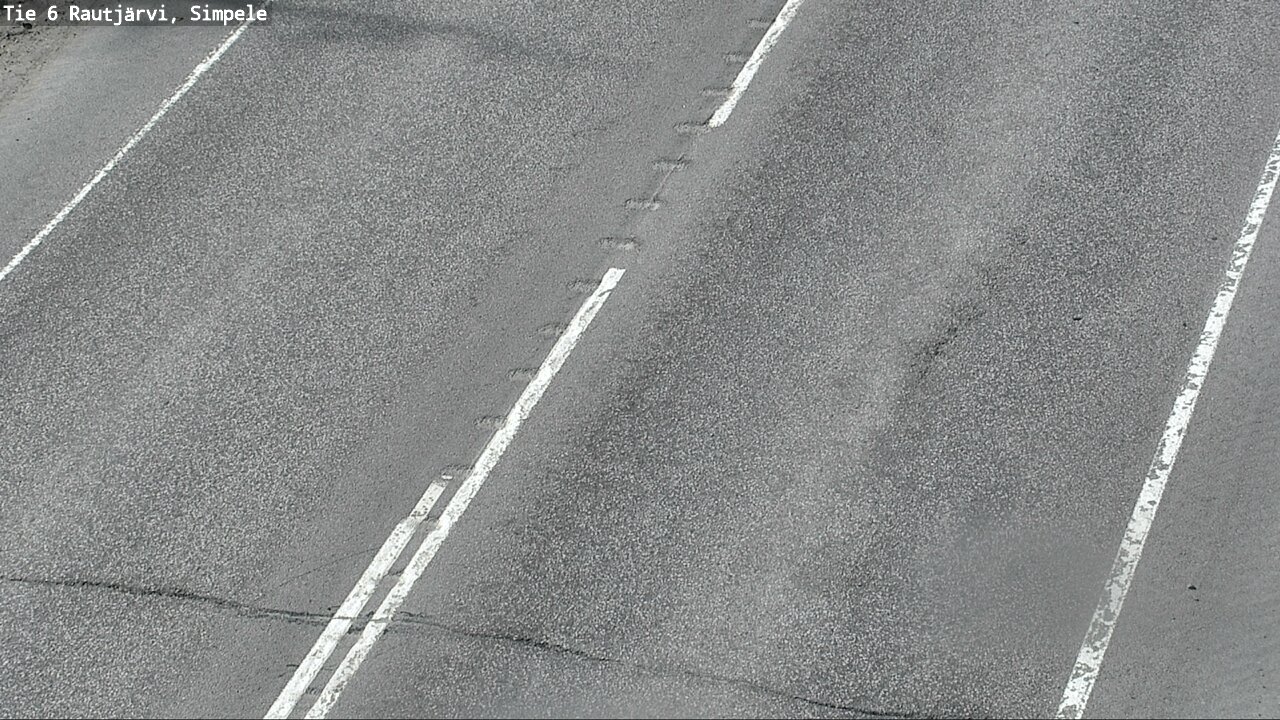 Weather Camera Image Väg 6 Rautjärvi, Simpele, Rautjärvi, Etelä-Karjala