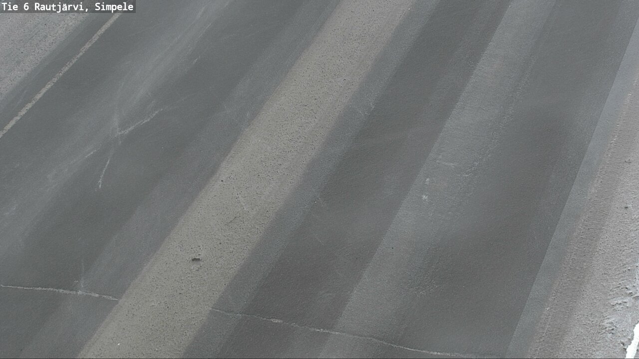 Weather Camera Image Road 6 Rautjärvi, Simpele, Rautjärvi, Etelä-Karjala