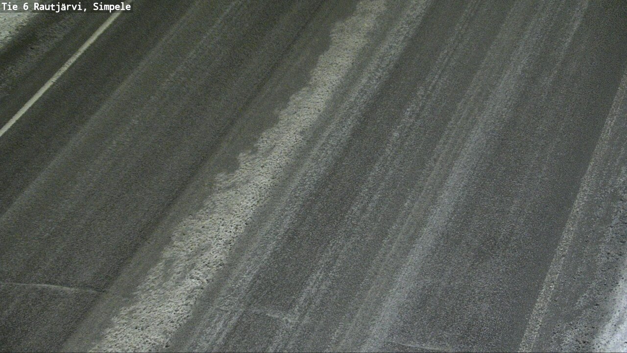 Weather Camera Image Road 6 Rautjärvi, Simpele, Rautjärvi, Etelä-Karjala