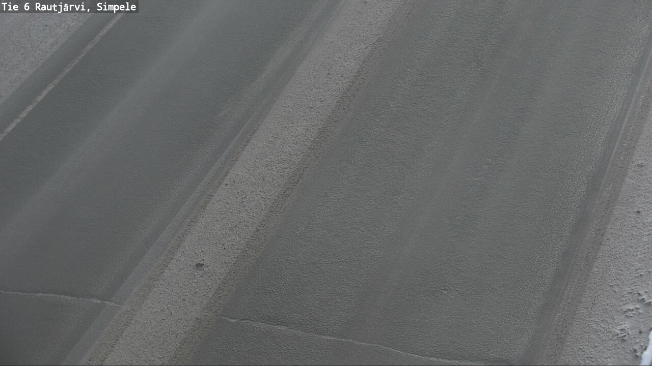 Weather Camera Image Väg 6 Rautjärvi, Simpele, Rautjärvi, Etelä-Karjala