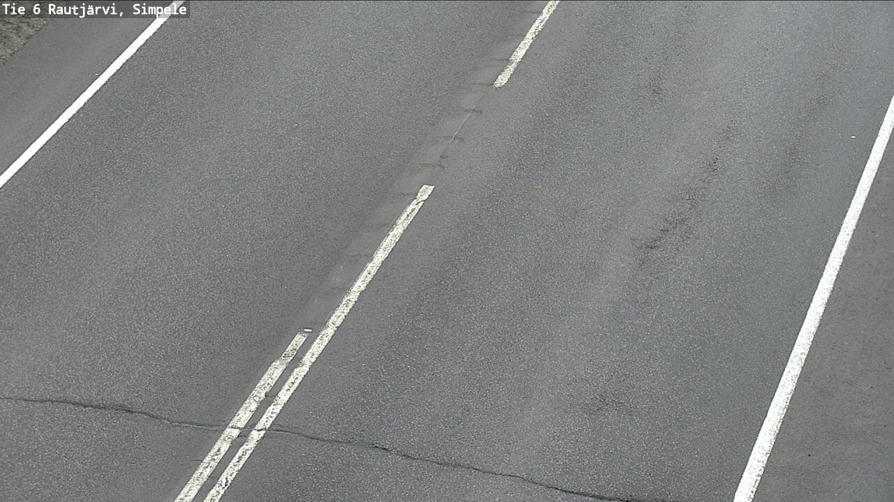 Weather Camera Image Väg 6 Rautjärvi, Simpele, Rautjärvi, Etelä-Karjala