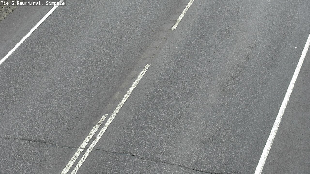 Weather Camera Image Väg 6 Rautjärvi, Simpele, Rautjärvi, Etelä-Karjala