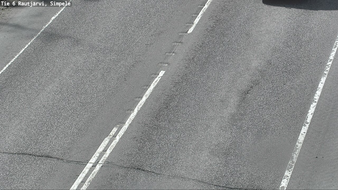 Weather Camera Image Road 6 Rautjärvi, Simpele, Rautjärvi, Etelä-Karjala