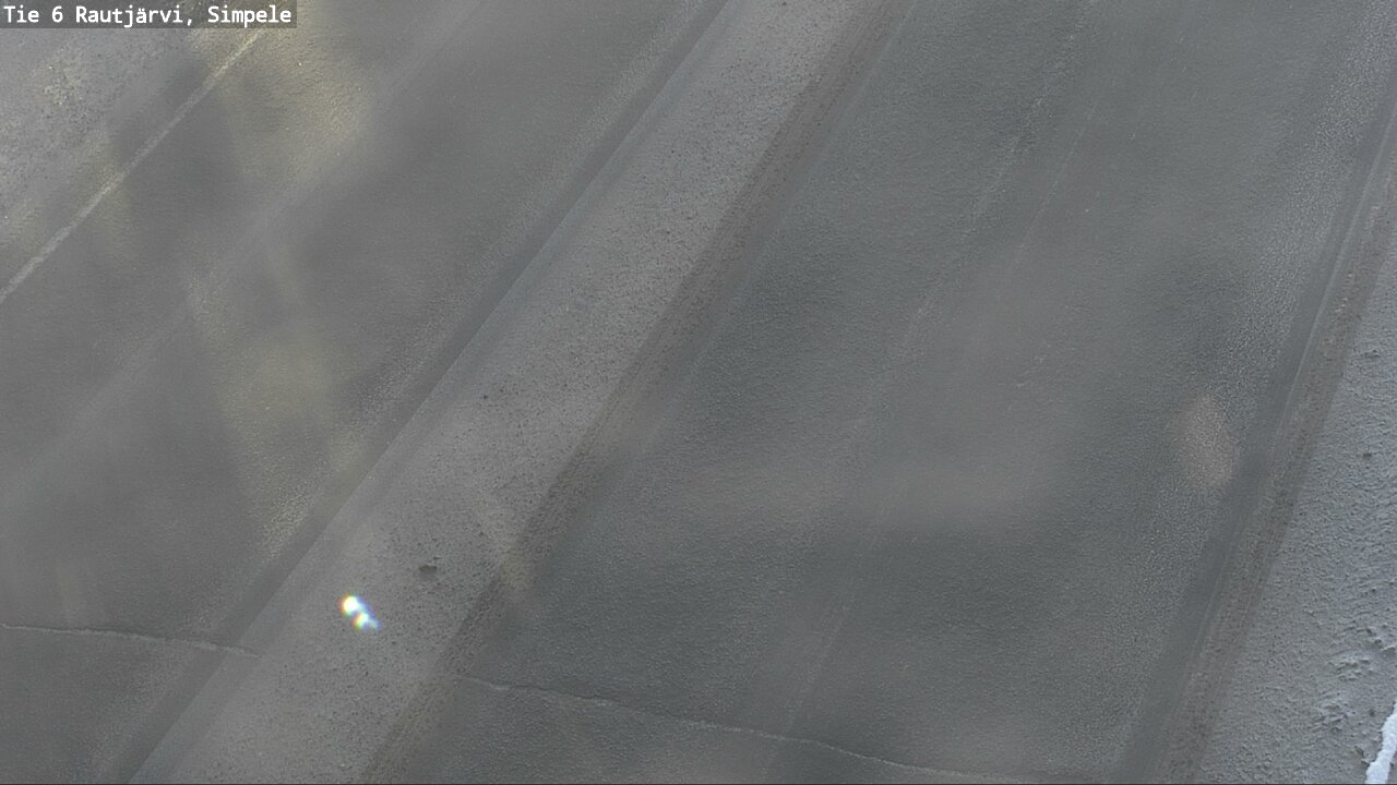 Weather Camera Image Väg 6 Rautjärvi, Simpele, Rautjärvi, Etelä-Karjala
