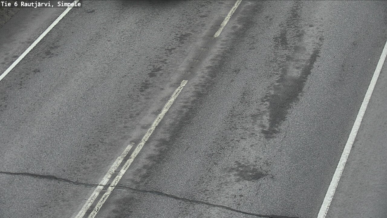 Weather Camera Image Väg 6 Rautjärvi, Simpele, Rautjärvi, Etelä-Karjala
