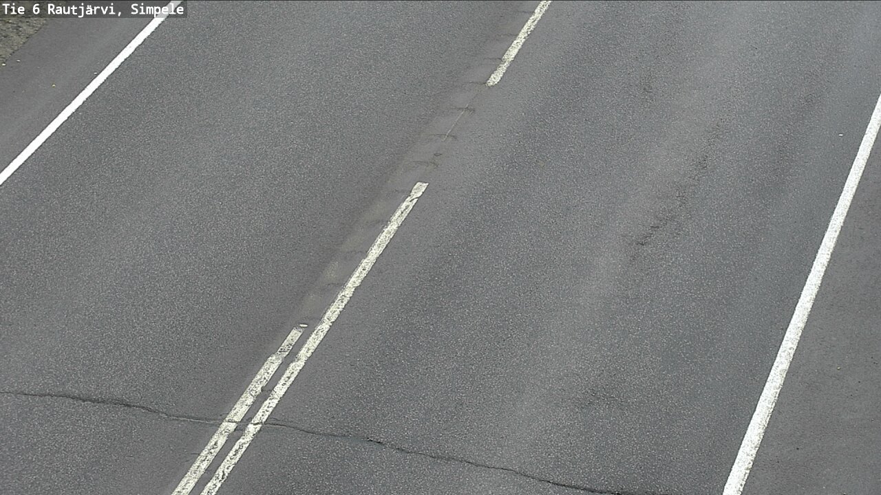 Weather Camera Image Väg 6 Rautjärvi, Simpele, Rautjärvi, Etelä-Karjala