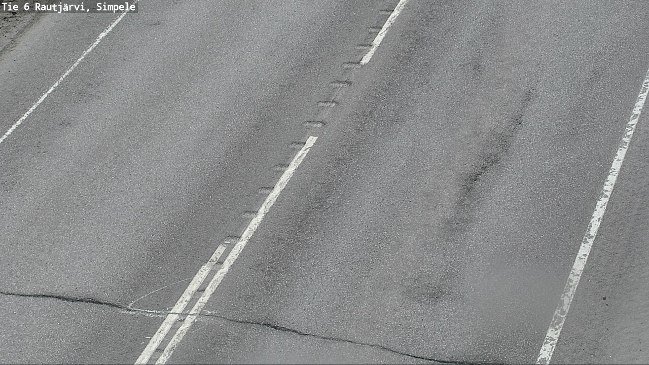 Weather Camera Image Road 6 Rautjärvi, Simpele, Rautjärvi, Etelä-Karjala