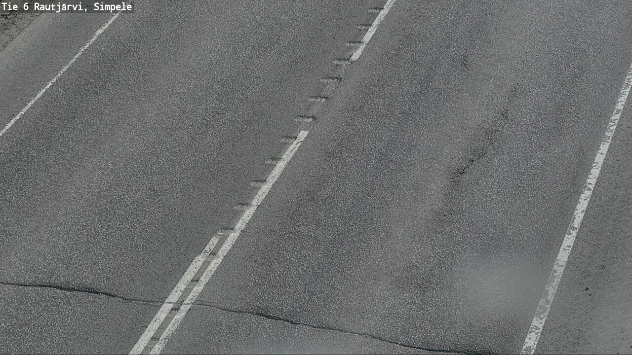 Weather Camera Image Road 6 Rautjärvi, Simpele, Rautjärvi, Etelä-Karjala