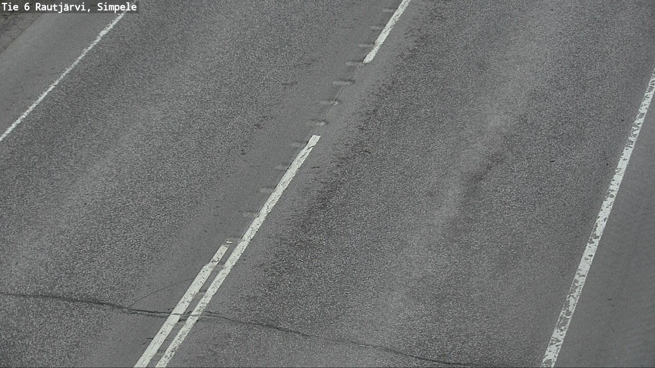 Weather Camera Image Road 6 Rautjärvi, Simpele, Rautjärvi, Etelä-Karjala