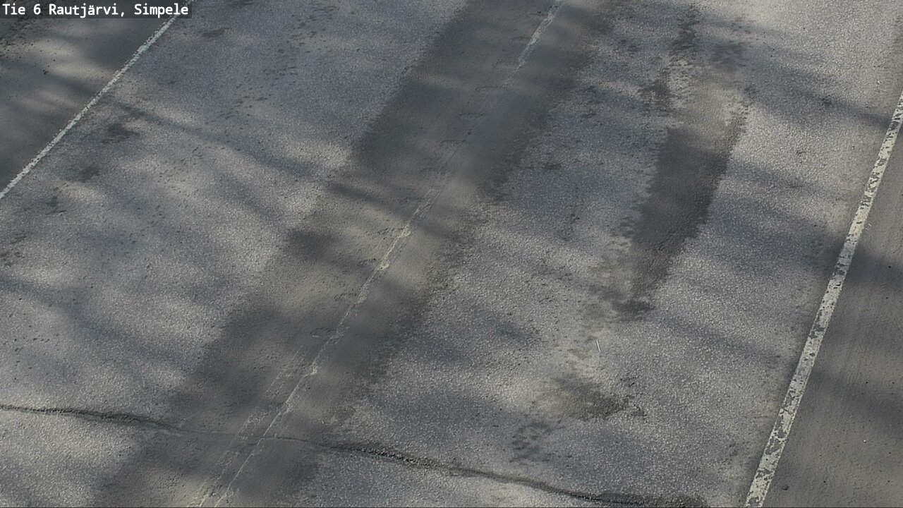 Weather Camera Image Väg 6 Rautjärvi, Simpele, Rautjärvi, Etelä-Karjala