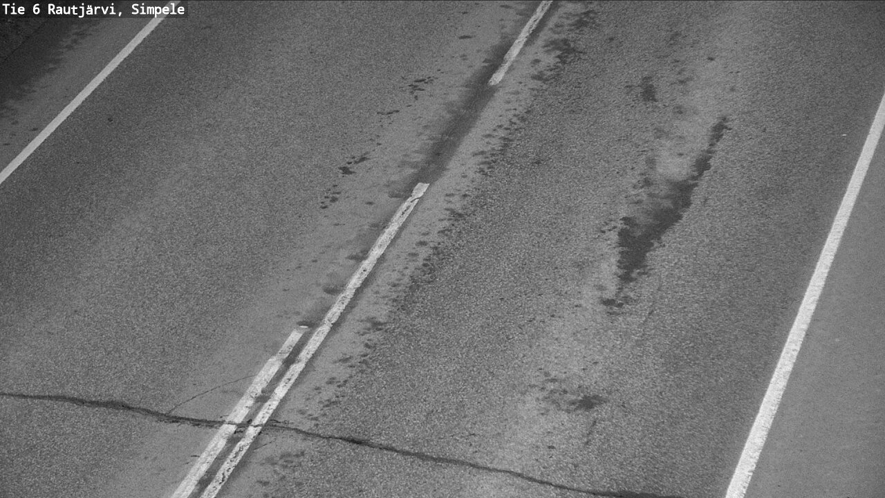 Weather Camera Image Väg 6 Rautjärvi, Simpele, Rautjärvi, Etelä-Karjala