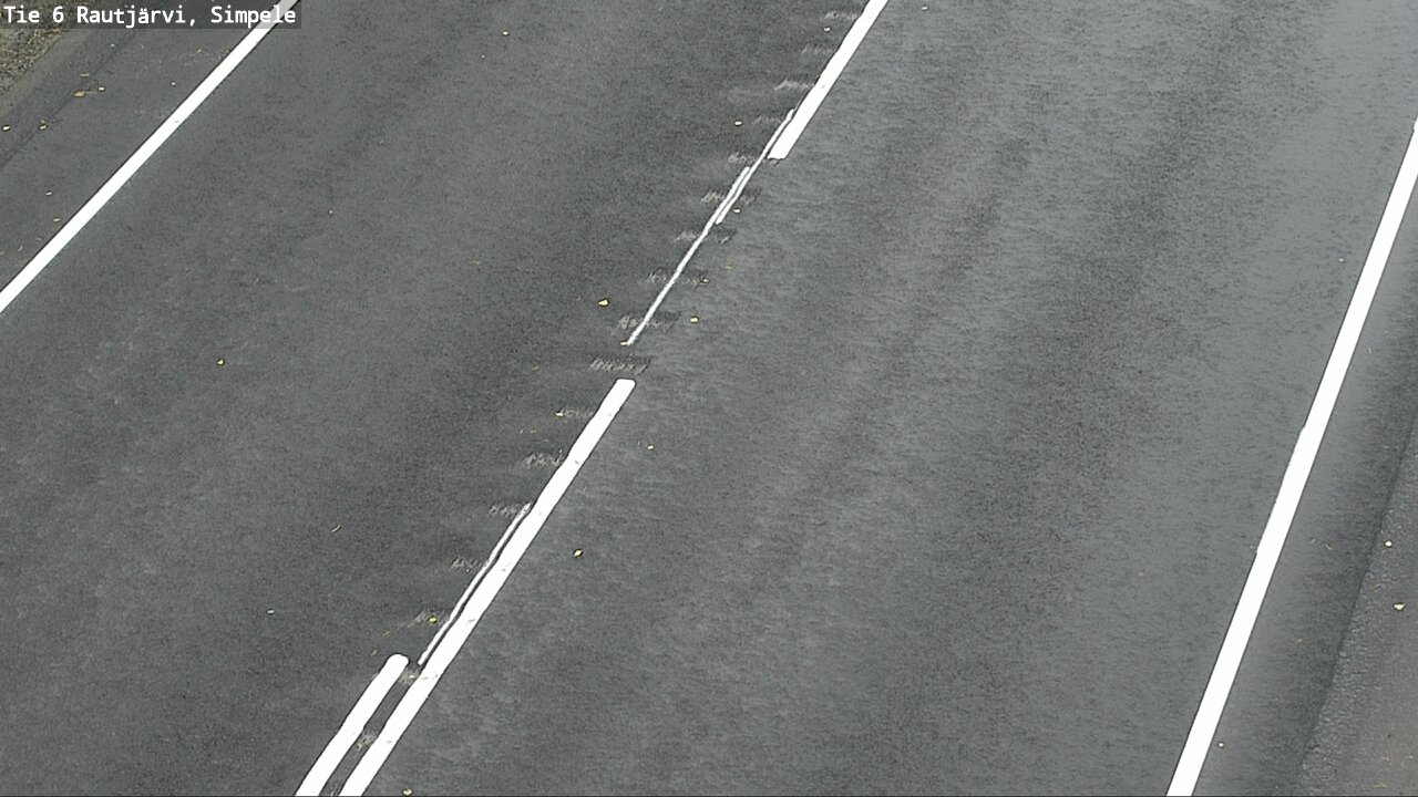 Weather Camera Image Road 6 Rautjärvi, Simpele, Rautjärvi, Etelä-Karjala